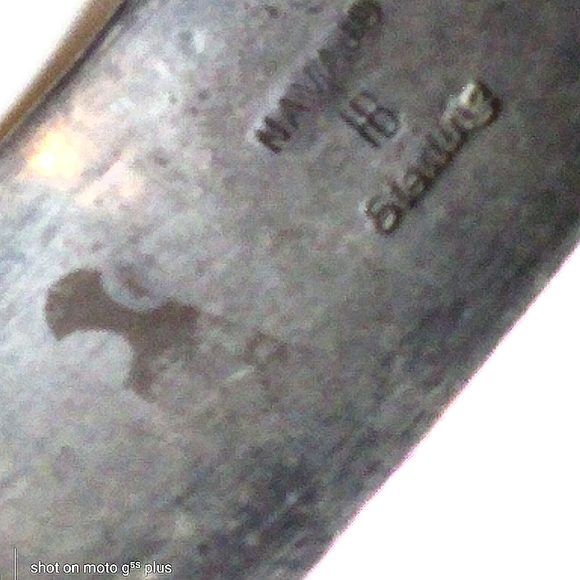 VINTAGE Signed Native American Navajo Sterling Silver Wide Cuff Bracelet - Picture 6 of 16